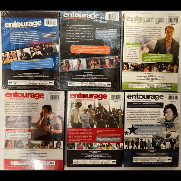Entourage HBO Series DVD Set Seasons 1-5 SEALED NEW! - Picture 4 of 5